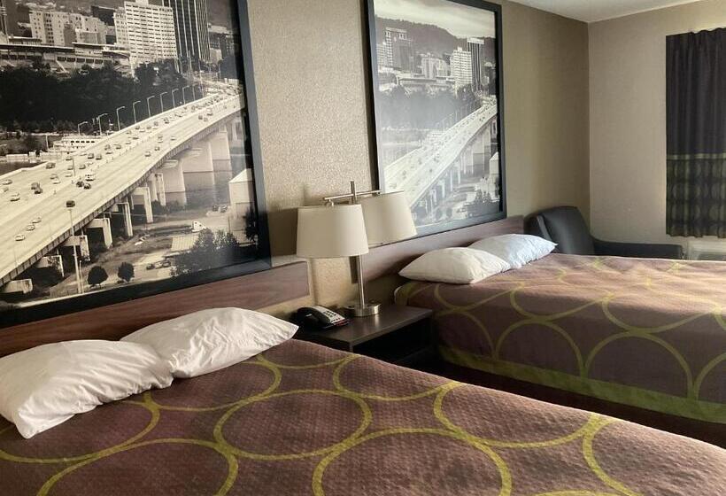 2ダブルベッドのスタンダードルーム, Super 8 By Wyndham Chattanooga/east Ridge