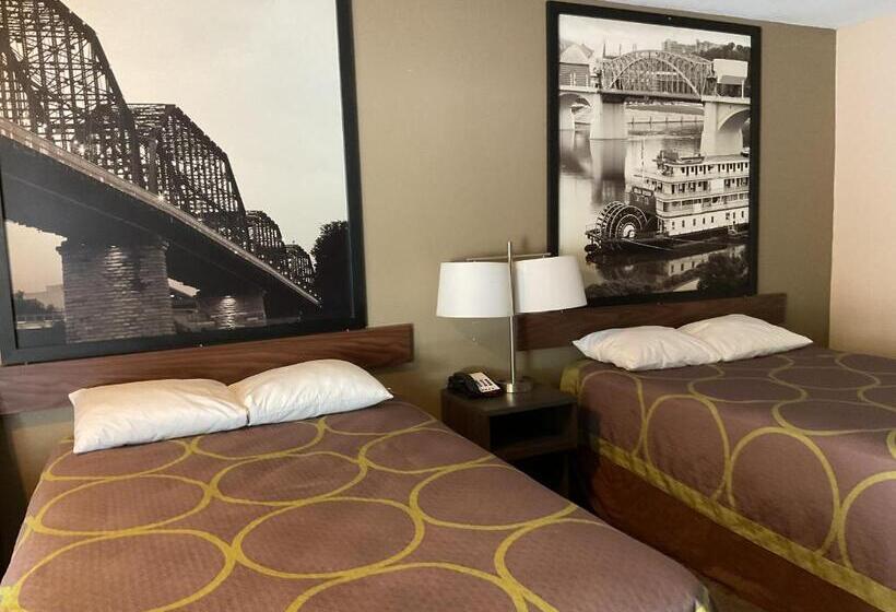 2ダブルベッドのスタンダードルーム, Super 8 By Wyndham Chattanooga/east Ridge