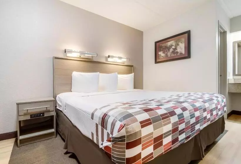 キングサイズベッドのデラックスルーム, Red Roof Inn Detroit  Farmington Hills