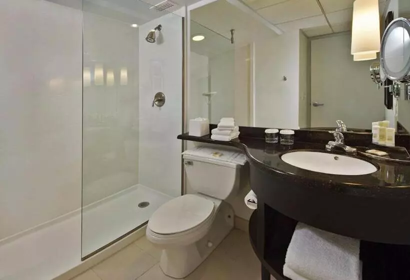 キングサイズベッドのスタンダードルーム, Crowne Plaza Suffern Mahwah, An Ihg