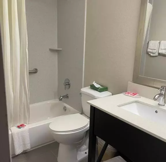 キングサイズベッドのスタンダードルーム, Econo Lodge Cartersvilleemerson Lake Point