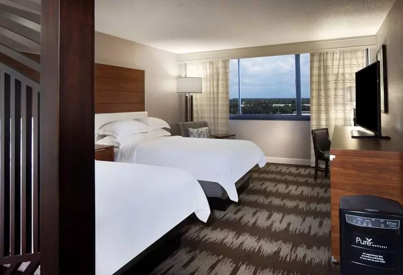 ２ダブルベッドのスタンダードルーム, Hilton Tampa Airport Westshore