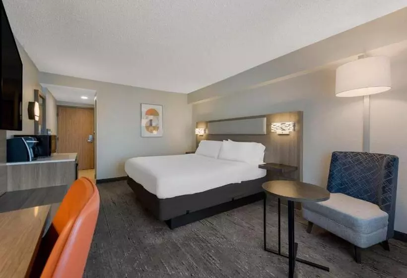 キングサイズベッドのスタンダードルーム, Holiday Inn Express Hotels  Hampton, An Ihg