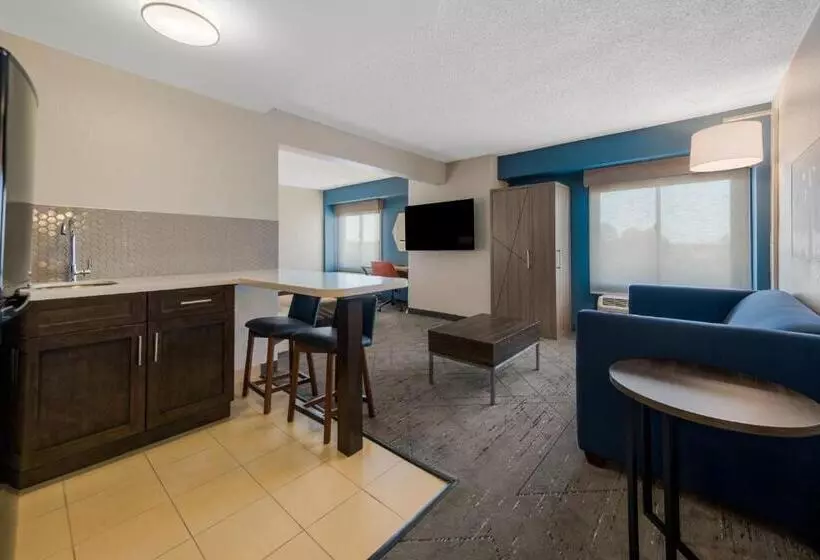 キングサイズベッドのスイートルーム, Holiday Inn Express Hotels  Hampton, An Ihg