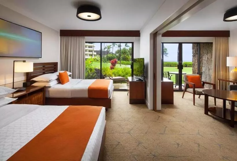 キングサイズベッドのスイートルーム, Sheraton Maui Resort & Spa