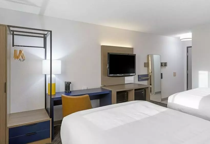 2ダブルベッドのスタンダードルーム, Comfort Inn Detroit Troy