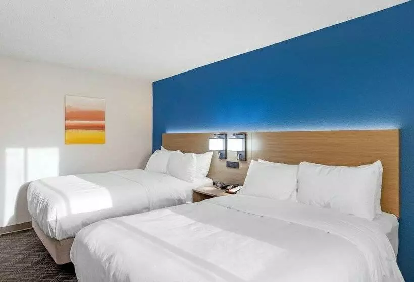 2ダブルベッドのスタンダードルーム, Comfort Inn Detroit Troy