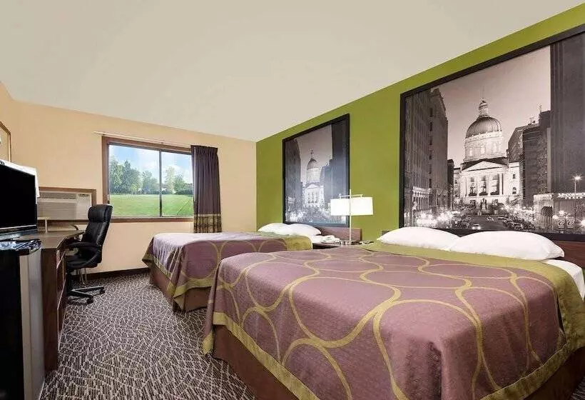 ２ダブルベッドのスタンダードルーム, Super 8 By Wyndham Muncie/ball St. College Area