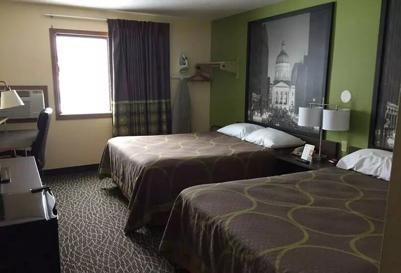 ２ダブルベッドのスタンダードルーム, Super 8 By Wyndham Muncie/ball St. College Area