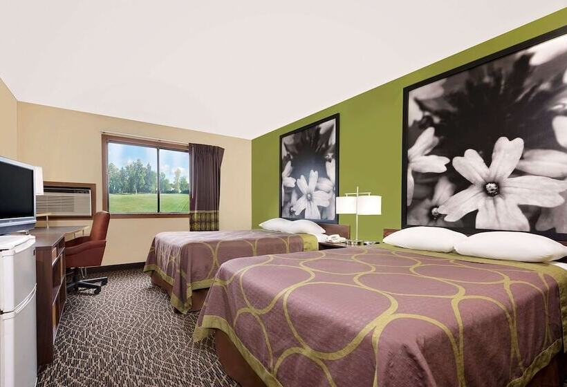 Номер Стандарт 2 Двуспальные Кровати, Super 8 By Wyndham Muncie/ball St. College Area