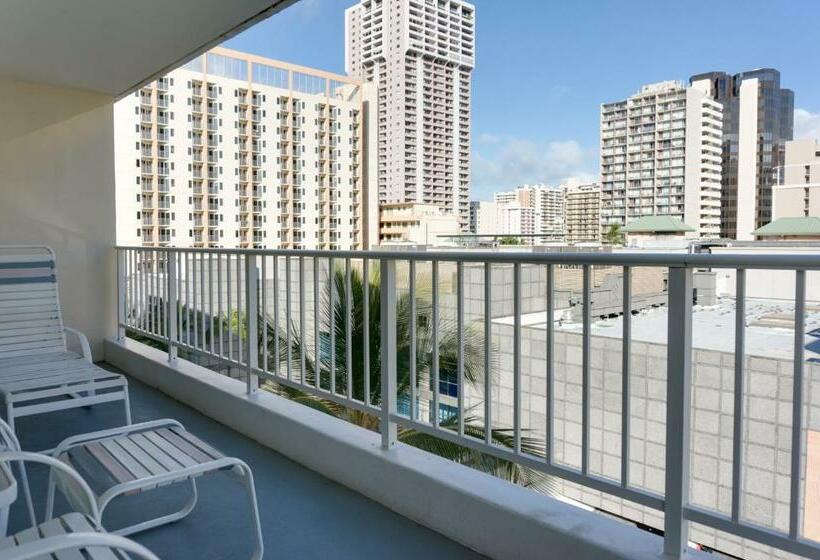 جناح جونيور مزود بمطبخ, Oasis Hotel Waikiki