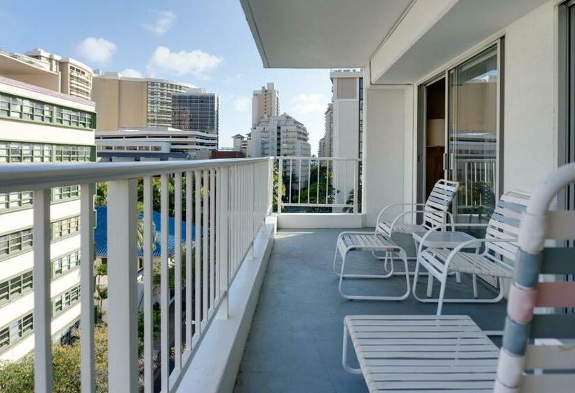 جناح جونيور مزود بمطبخ, Oasis Hotel Waikiki