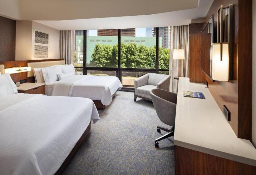 غرفه قياسيه سريرين مزدوجين, The Westin Bonaventure Hotel & Suites, Los Angeles