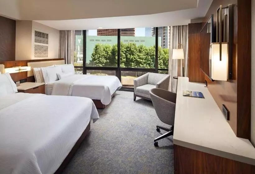اتاق استاندارد با 2 تخت دوبل, The Westin Bonaventure Hotel & Suites, Los Angeles