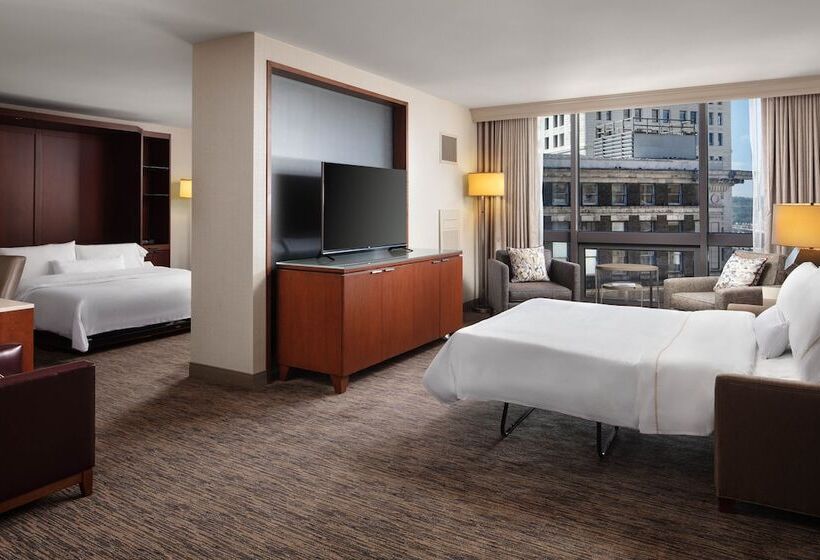 스탠다드 스튜디오 더블 침대, The Westin Cincinnati