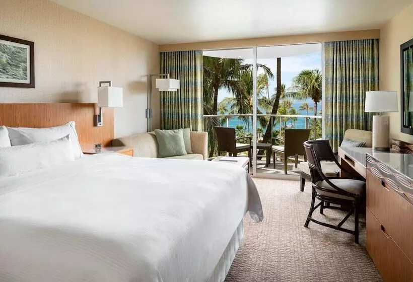 海の見えるダブルベッドスタンダードルーム, The Westin Maui Resort & Spa, Ka Anapali