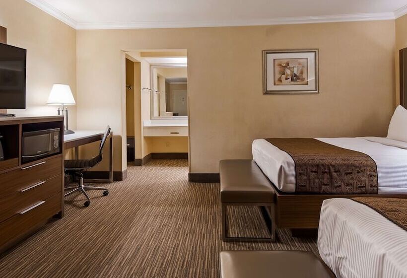 غرفه قياسيه سريرين مزدوجين, Best Western Hollywood Plaza Inn Hotel   Hollywood Walk Of Fame La