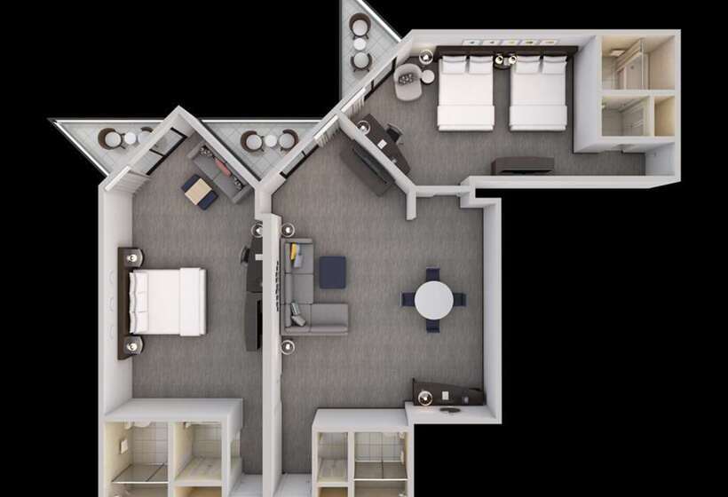 套房, Hilton Orlando Lake Buena Vista Disney Springs® Area