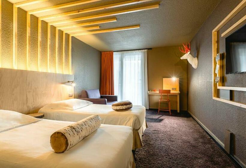 スーペリアトリプルルーム, Hôtel Les Aiglons Chamonix