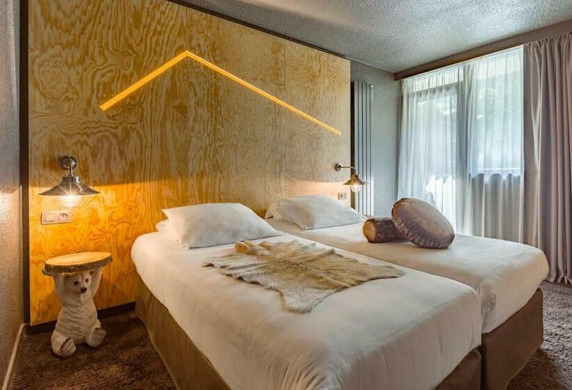シングルデラックスルーム, Hôtel Les Aiglons Chamonix