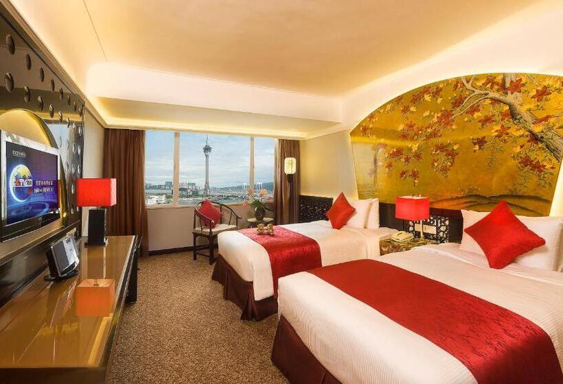 اتاق استاندارد با چشمانداز دریا, Riviera Macau
