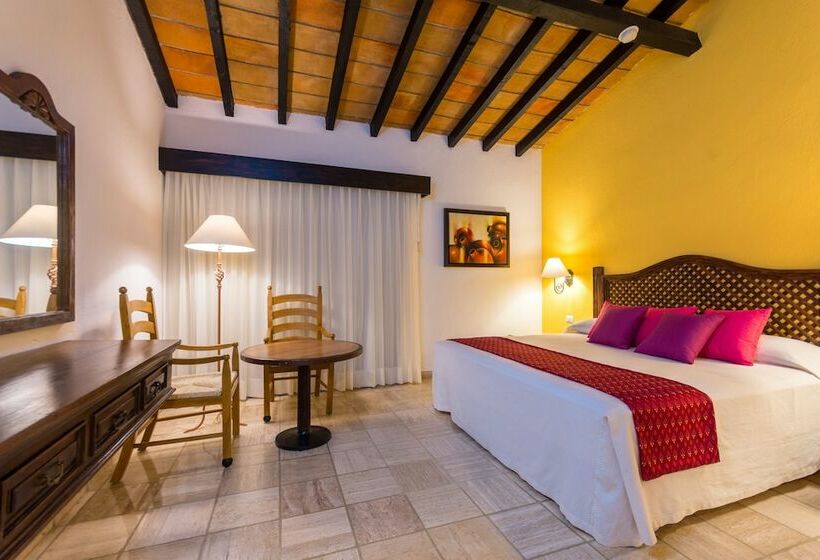 اتاق استاندارد با تخت بزرگ, Hacienda Buenaventura Hotel & Mexican Charm   All Inclusive