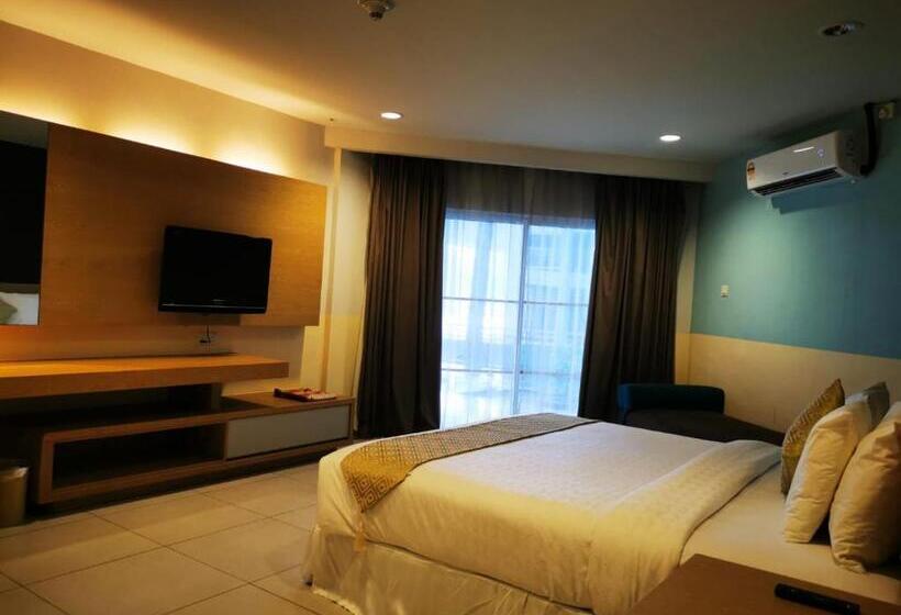 스탠다드 룸 측면 바다 전망, Century Langkasuka Resort Langkawi