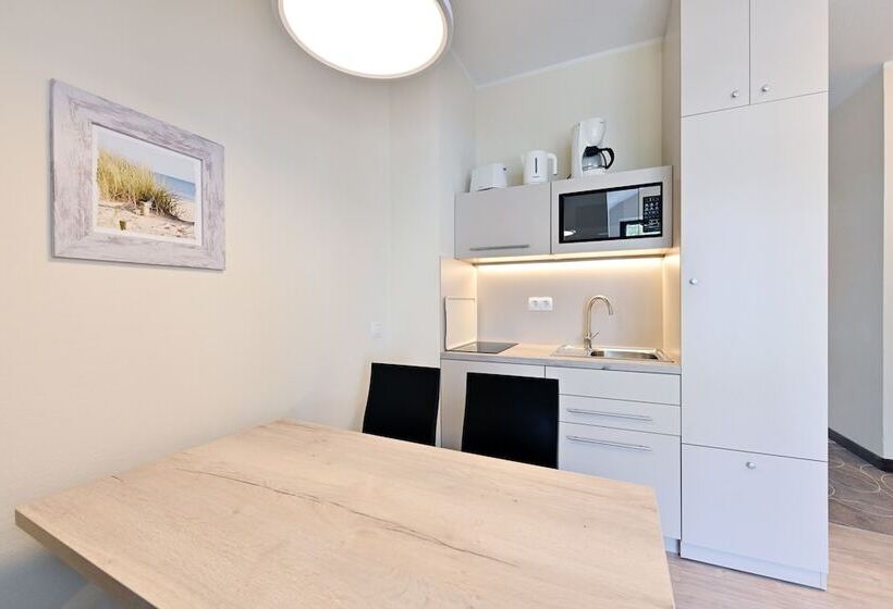 침실 2개 아파트, Aquamaris Strandresidenz Rugen