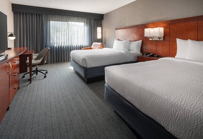 스탠다드 룸 더블 침대 2개, Courtyard By Marriott Los Angeles Hacienda Heights Orange County