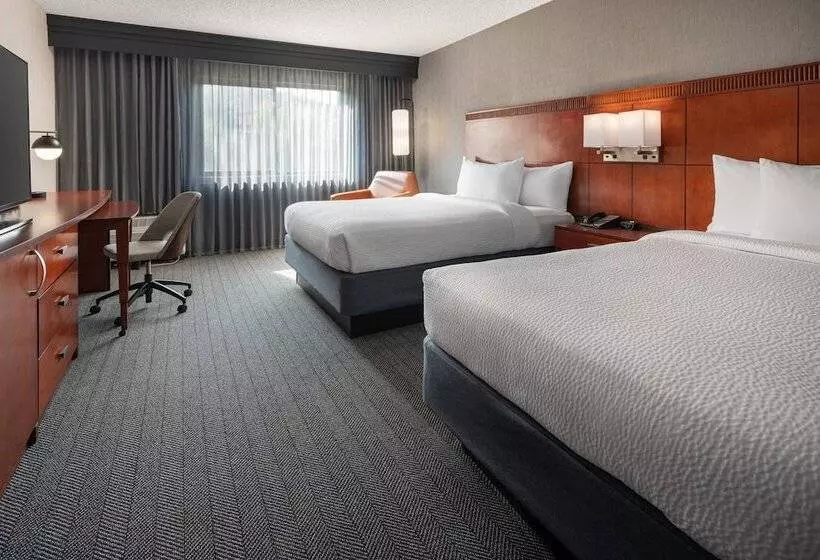 اتاق استاندارد با 2 تخت دوبل, Courtyard By Marriott Los Angeles Hacienda Heights Orange County