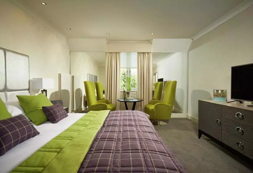 キングサイズベッドのデラックスルーム, Rowhill Grange Hotel & Utopia Spa