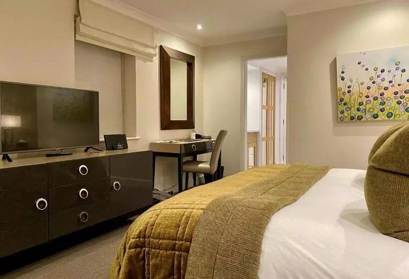 キングサイズベッドのデラックスルーム, Rowhill Grange Hotel & Utopia Spa
