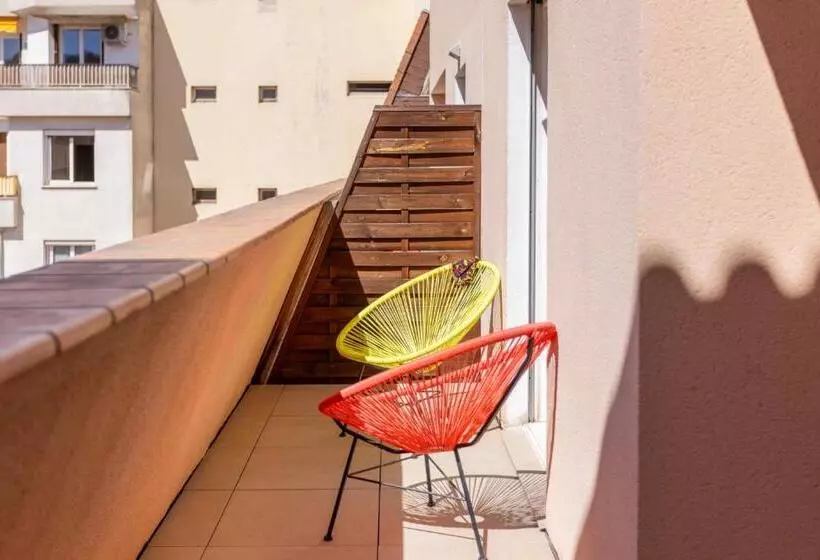 テラス付きスタンダードルーム, Nice Pam Hotel Fully Renovated