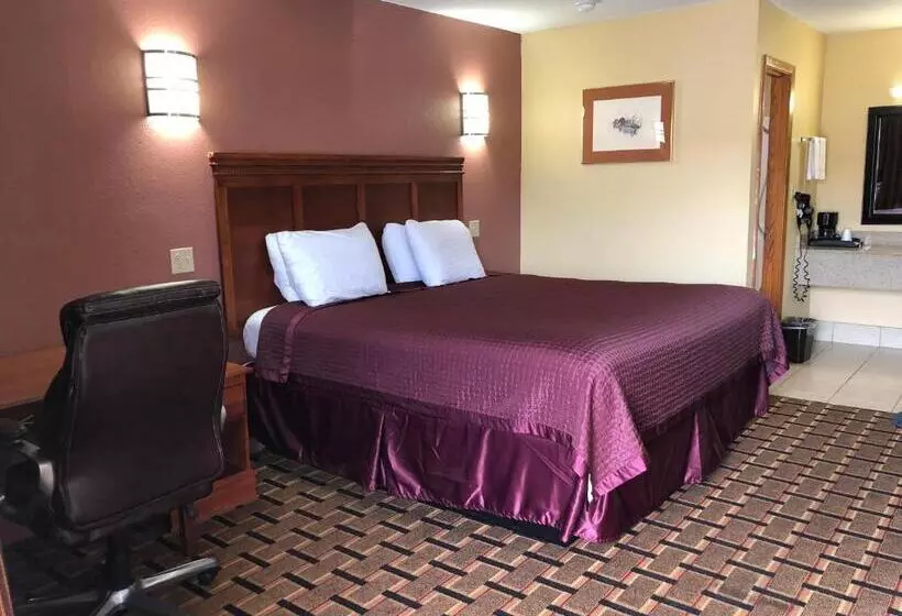 キングサイズベッドのスタンダードルーム, Americas Best Value Inn Indianola