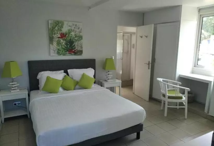 اتاق استاندارد با چشم‌انداز باغ, Hôtel Frégate Bleue