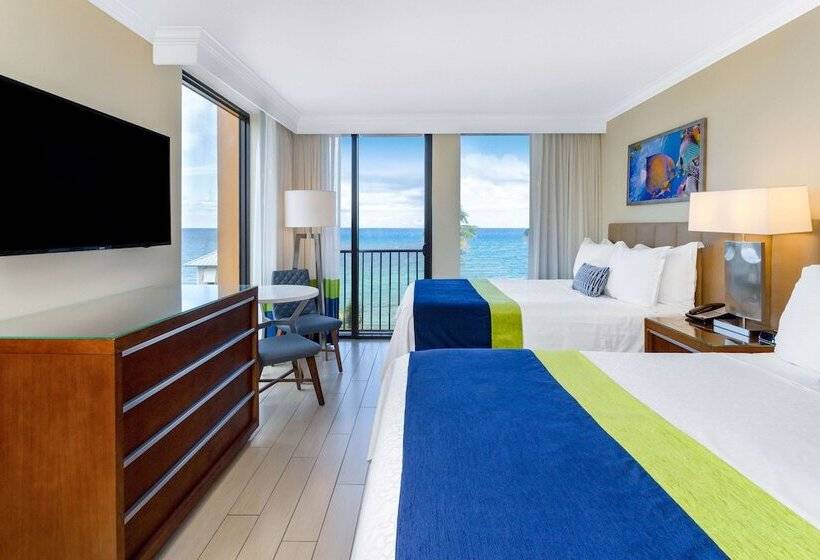 غرفه قياسيه سريرين مزدوجين, Wyndham Deerfield Beach Resort