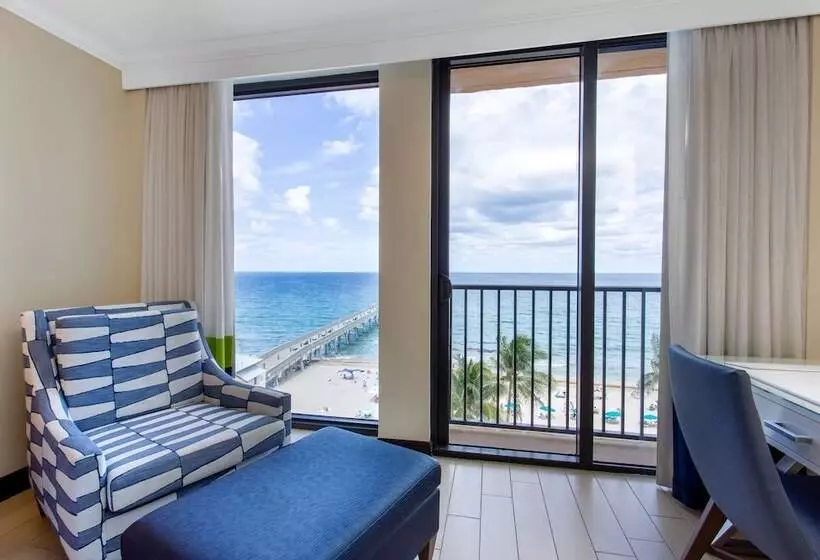 身障者適用ダブルベッド付きスタンダードルーム, Wyndham Deerfield Beach Resort