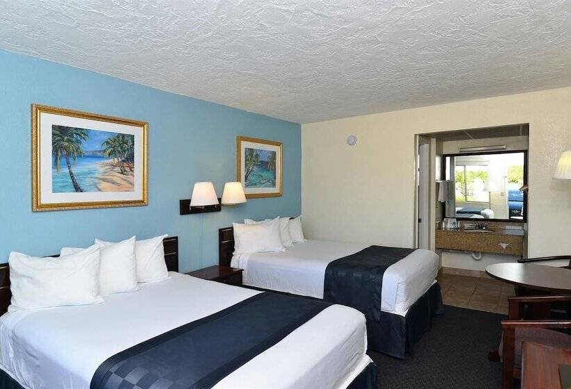 带2个双人床的标准工作室, Americas Best Value Inn Bradenton Sarasota