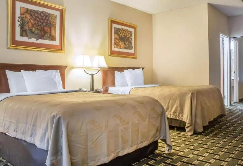 ２ダブルベッドのスタンダードルーム, Quality Inn & Suites Palm Island Indoor Waterpark