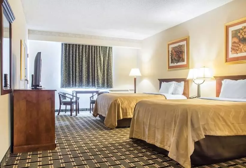 ２ダブルベッドのスタンダードルーム, Quality Inn & Suites Palm Island Indoor Waterpark