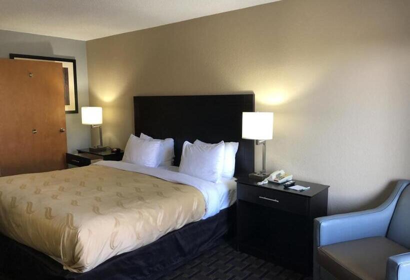 适合残疾人士使用的带超级大床的标准间, Quality Inn Clinton  Laurens I26