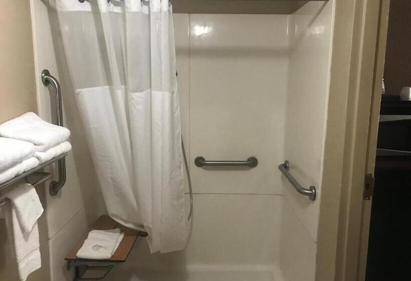 适合残疾人士使用的带超级大床的标准间, Quality Inn Clinton  Laurens I26