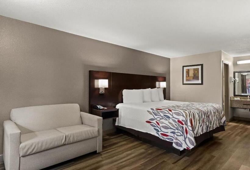 Büyük Çift Kişilik Yataklı Lüks Oda, Red Roof Inn Baldwin