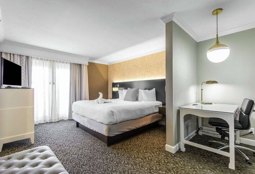 带双人床的标准工作室, The Burgundy Hotel, Tapestry Collection By Hilton