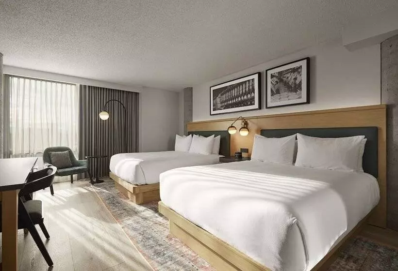 2ダブルベッドのスタンダードルーム, Hôtel Moco Valleyfield