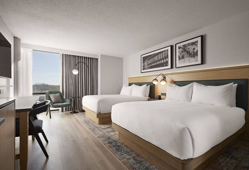 스탠다드 룸 더블 침대 2개, Hôtel Moco Valleyfield