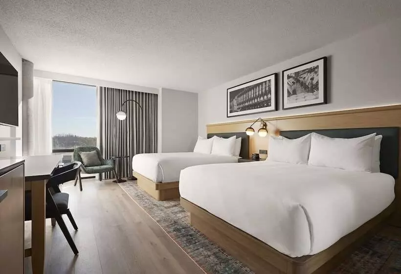2ダブルベッドのスタンダードルーム, Hôtel Moco Valleyfield