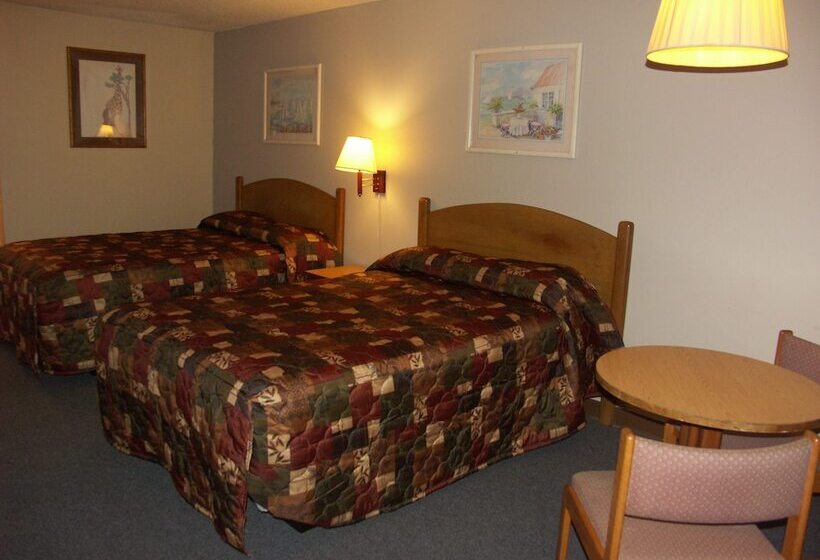 غرفه قياسيه سريرين مزدوجين, Deerwood Inn And Madison Campground