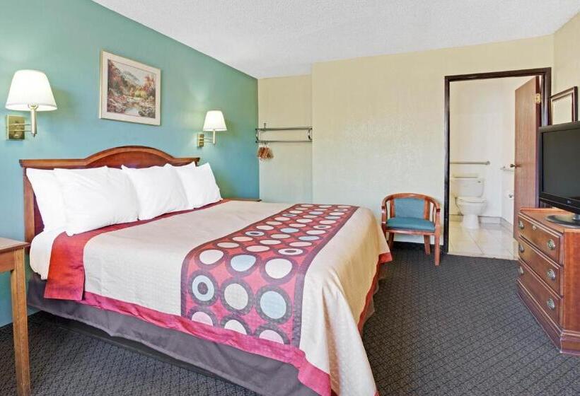 اتاق استاندارد با تخت بزرگ, Super 8 By Wyndham Tucson Downtown Convention Center