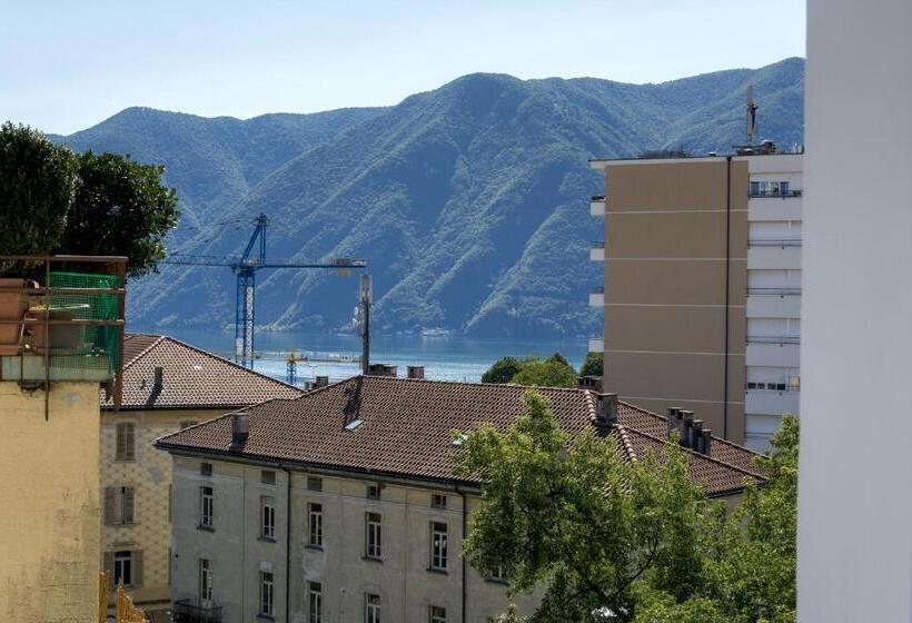 발코니 스탠다드 싱글 룸, Besso Lugano Center